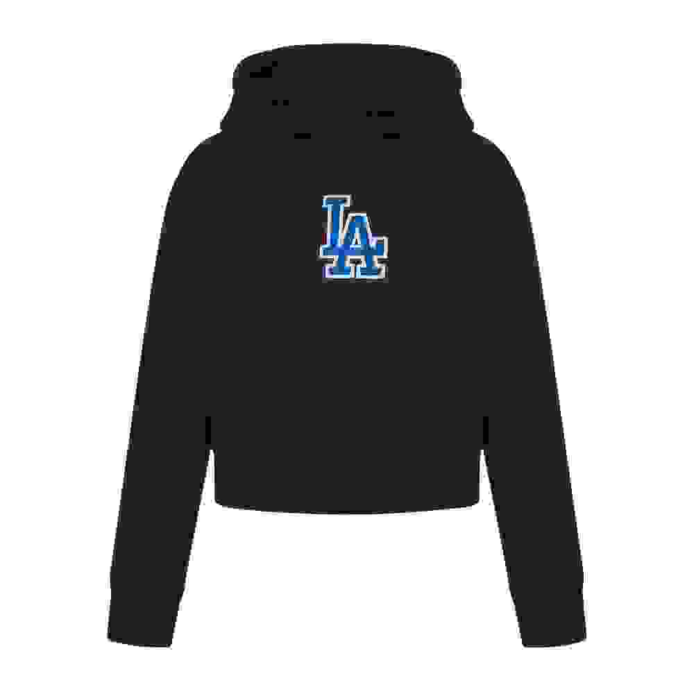 Pro Standard MLB Los Angeles Dodgers Classic Big Girls' Black Fleece PO Hoodie